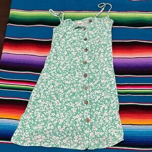 Billabong Green Floral Mini Dress